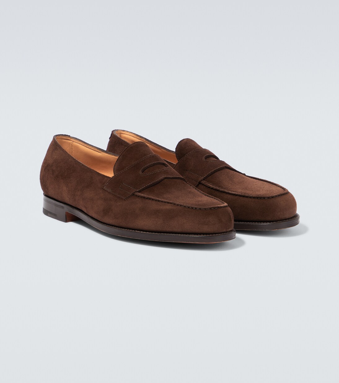 Lopez suede penny loafers | John Lobb