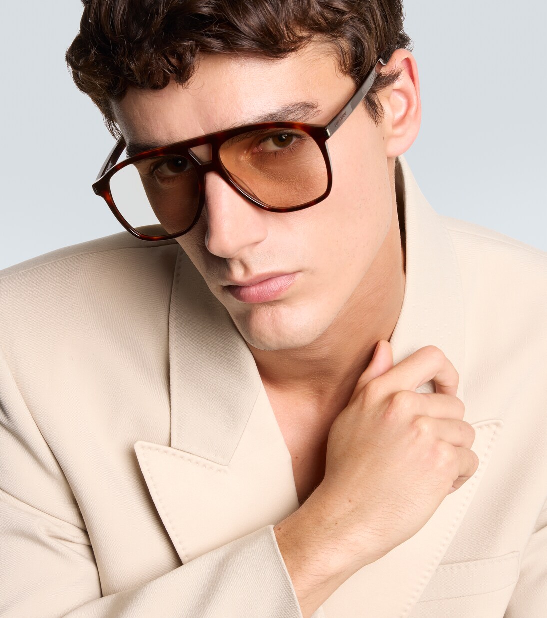 Gafas de sol de aviador SL 596 Dune | Saint Laurent
