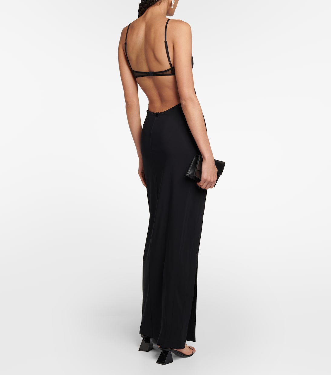 Verziertes Maxikleid | Nensi Dojaka