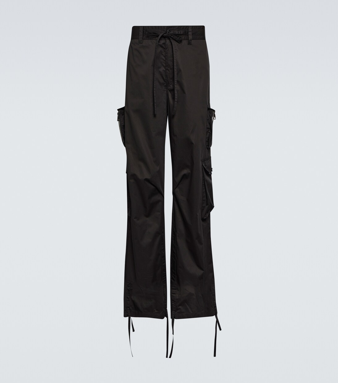 High-rise straight cotton pants | Dolce&Gabbana