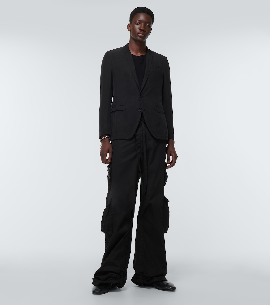 High-rise straight cotton pants | Dolce&Gabbana