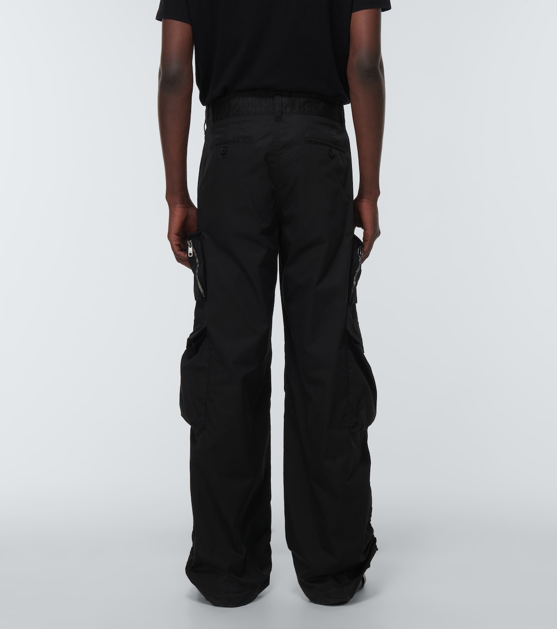 High-rise straight cotton pants | Dolce&Gabbana