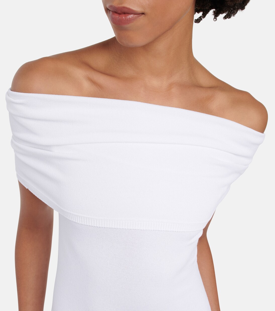 Off-shoulder knit bodysuit | Alaïa