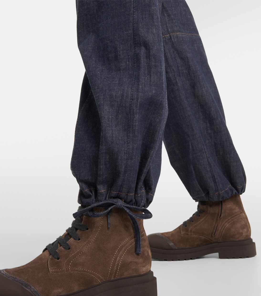 Mid-Rise Cargo-Jeans | Brunello Cucinelli