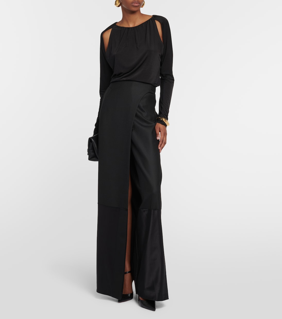Cutout ruched top | Victoria Beckham