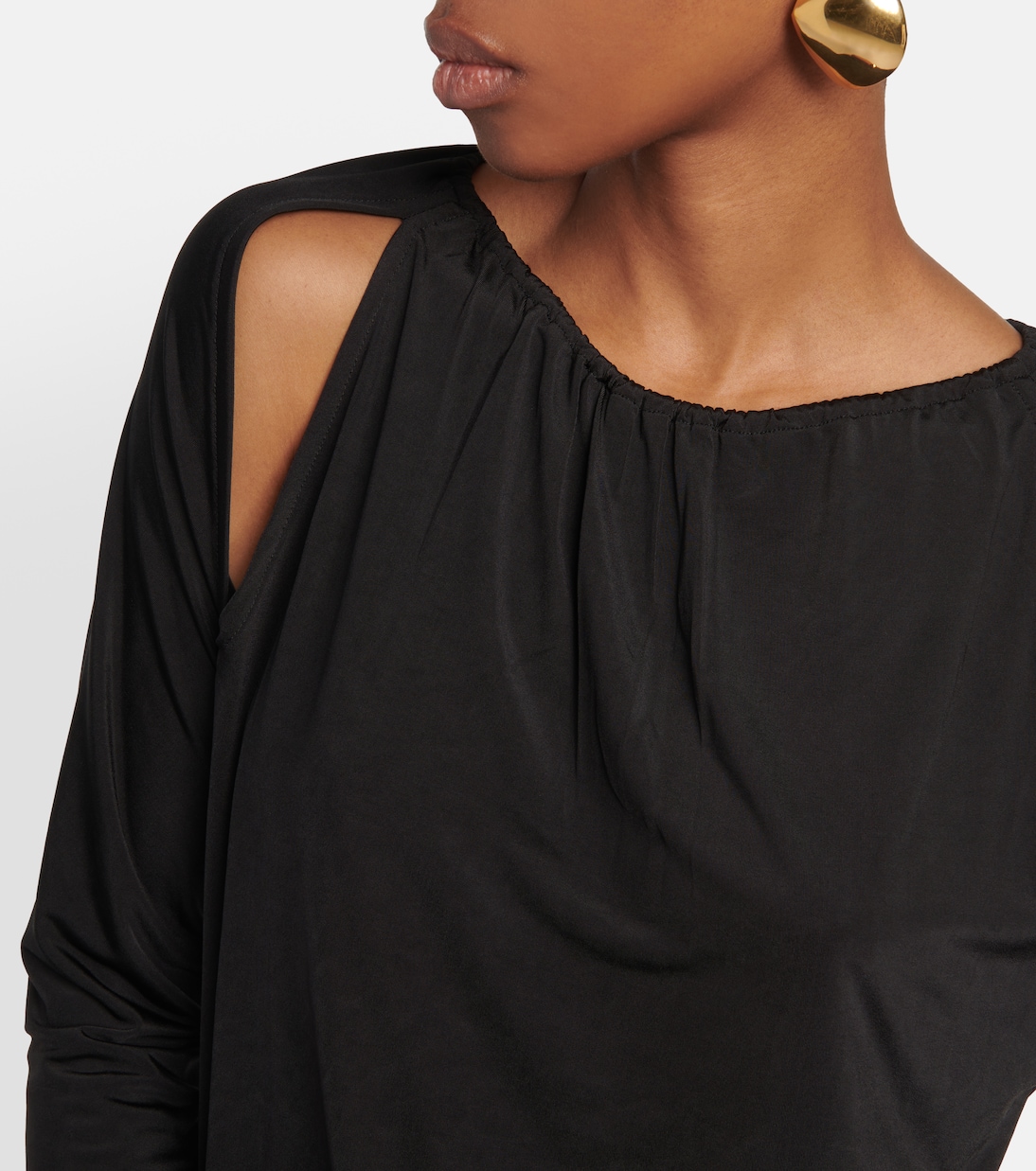 Cutout ruched top | Victoria Beckham