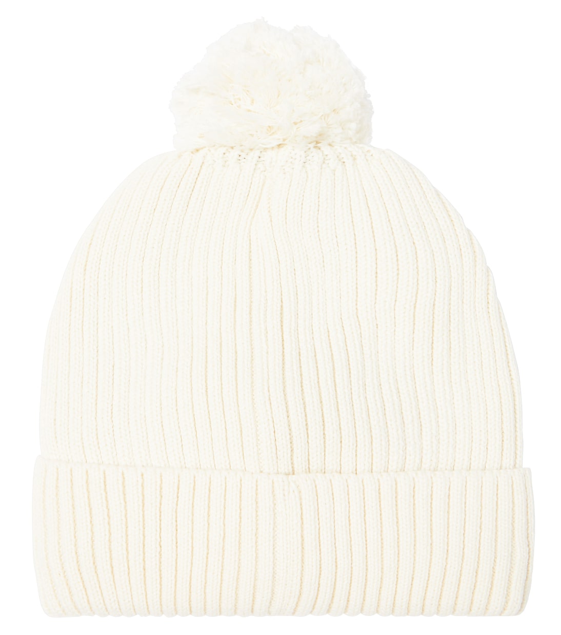 Embroidered rib-knit cotton beanie | Mini Rodini