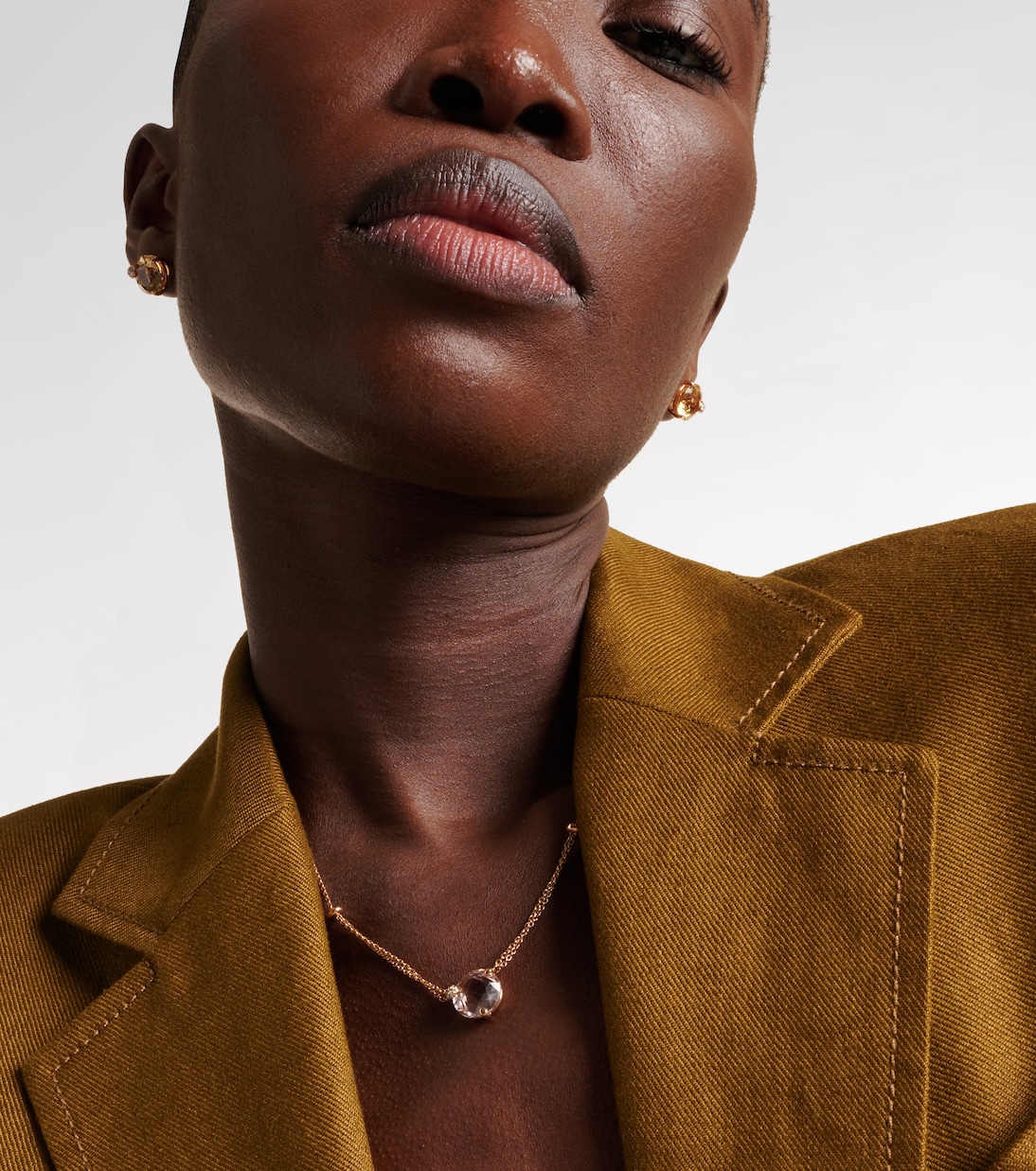 18kt rose gold necklace with morganite and diamonds  | Bucherer Fine Jewellery