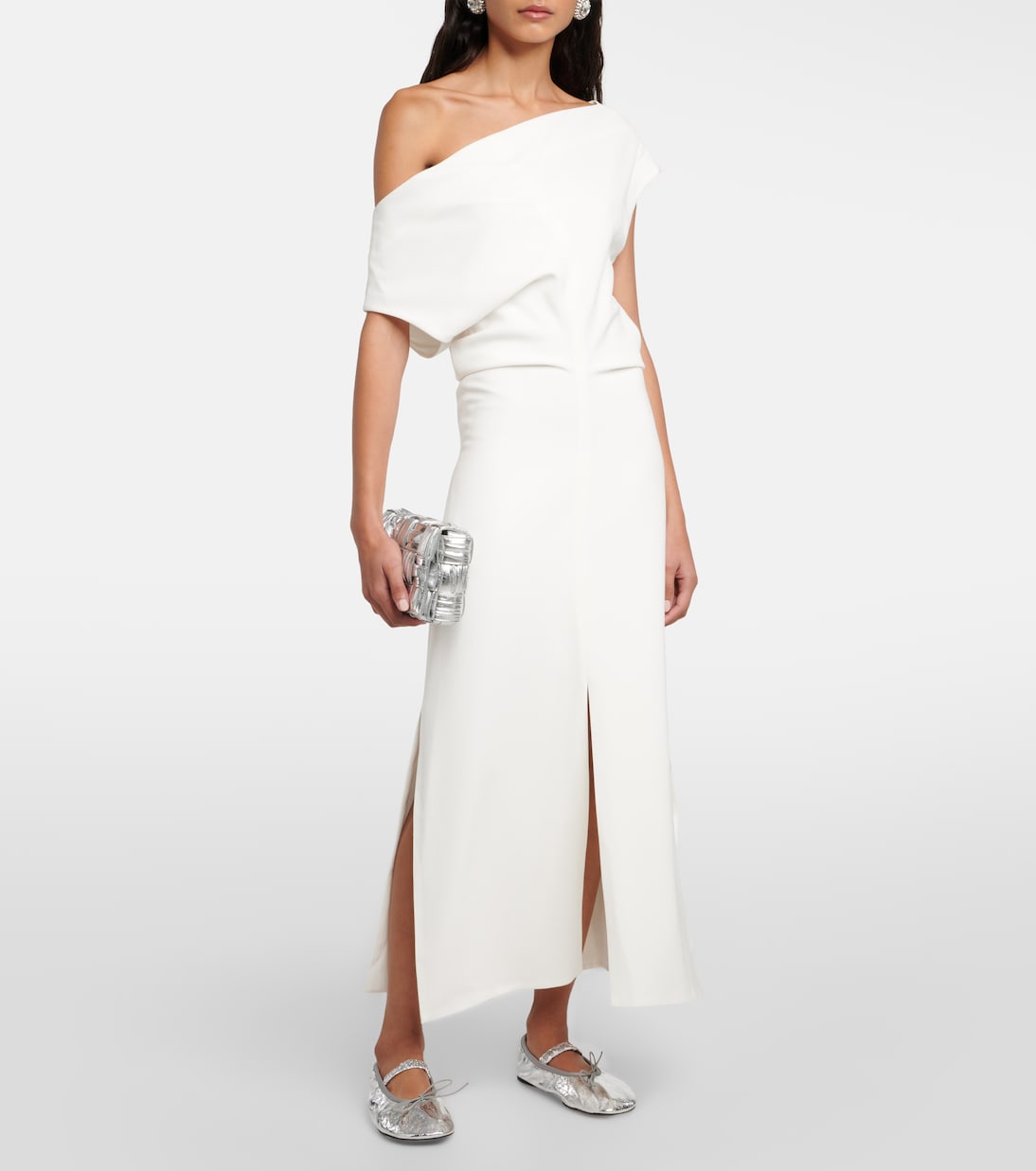 Metallic leather ballet flats | Proenza Schouler