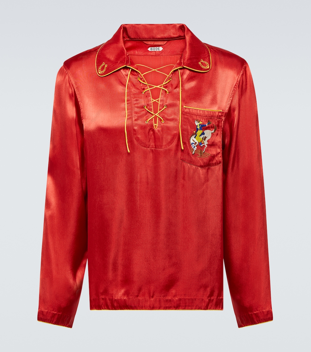 Bronco embroidered shirt | Bode