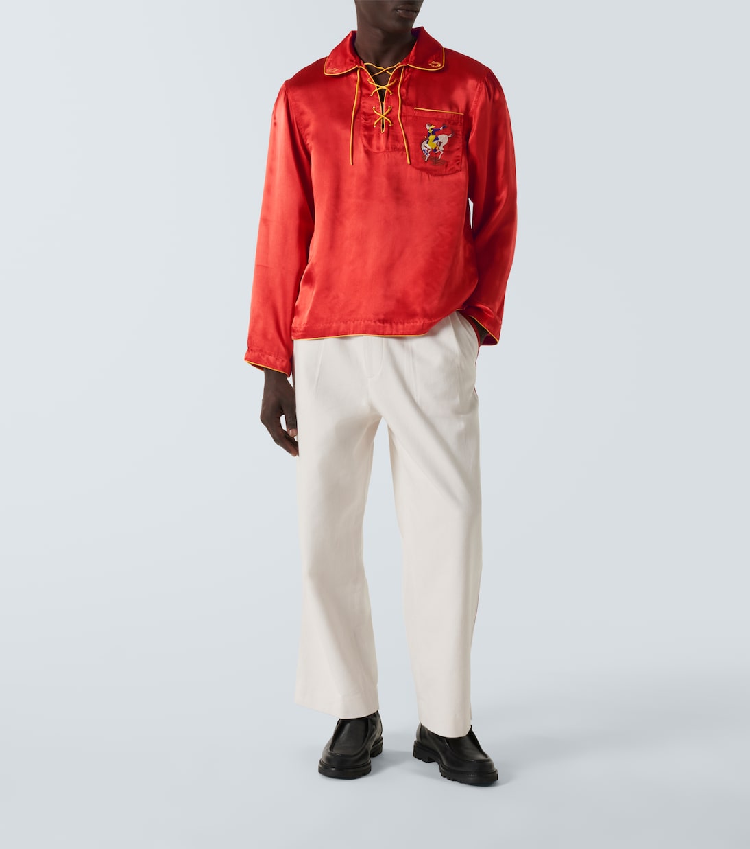 Bronco embroidered shirt | Bode