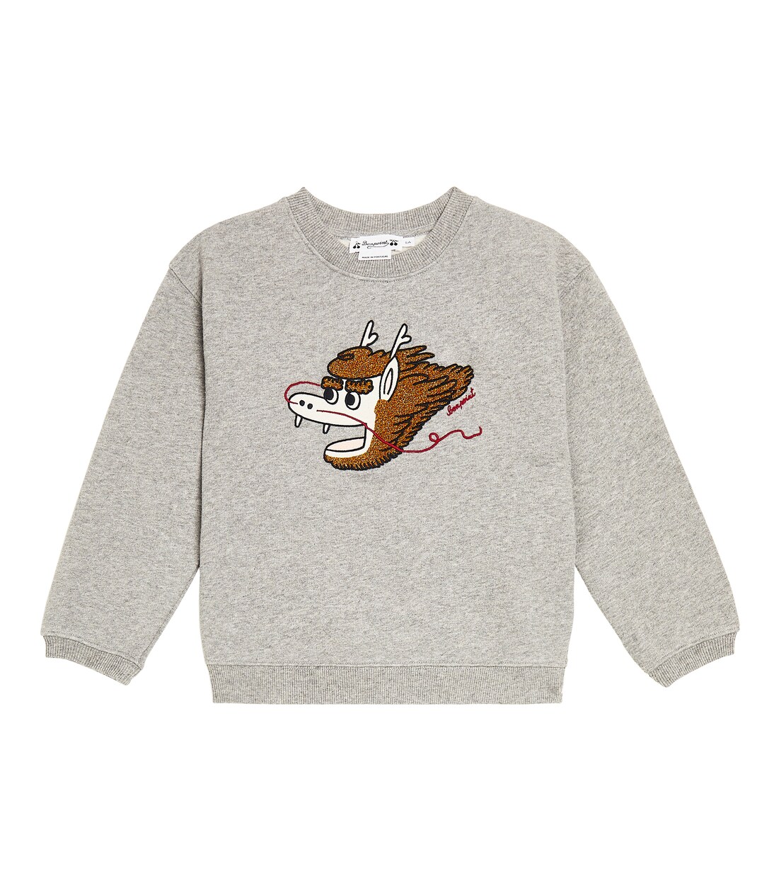 Tonino embroidered cotton jersey sweatshirt | Bonpoint