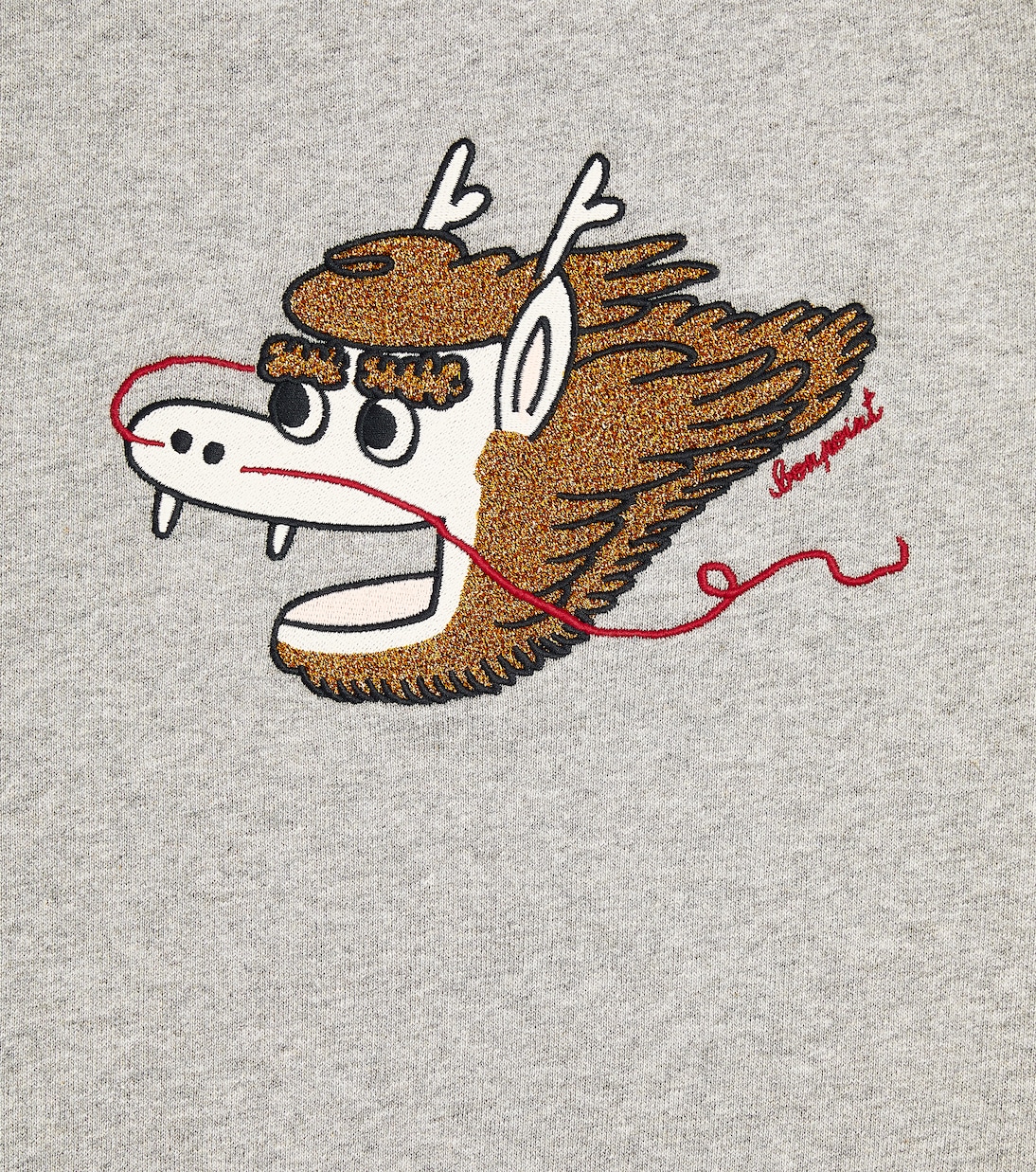 Tonino embroidered cotton jersey sweatshirt | Bonpoint