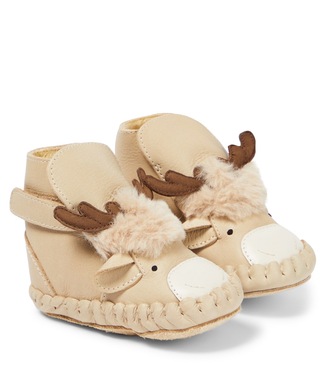 Baby Kapi Reindeer leather booties | Donsje
