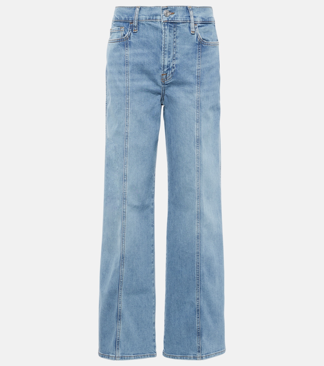 High-Rise Wide-Leg Jeans Le Slim Palazzo | Frame