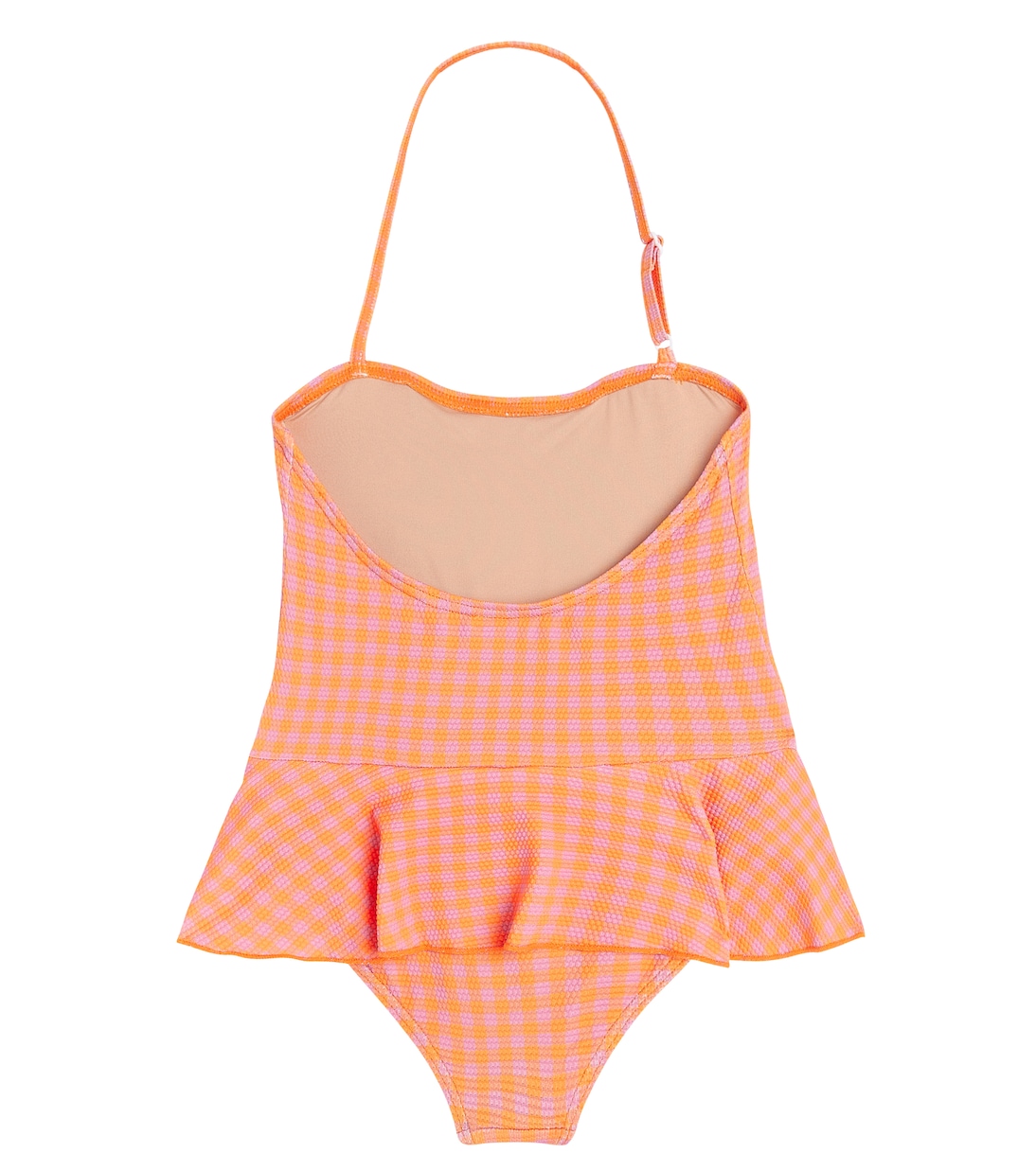 Flamingos checked swimsuit | Tinycottons