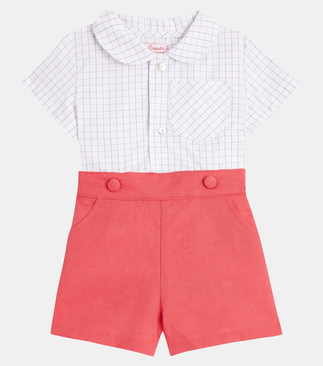 Baby Victor shirt and shorts set | La Coqueta
