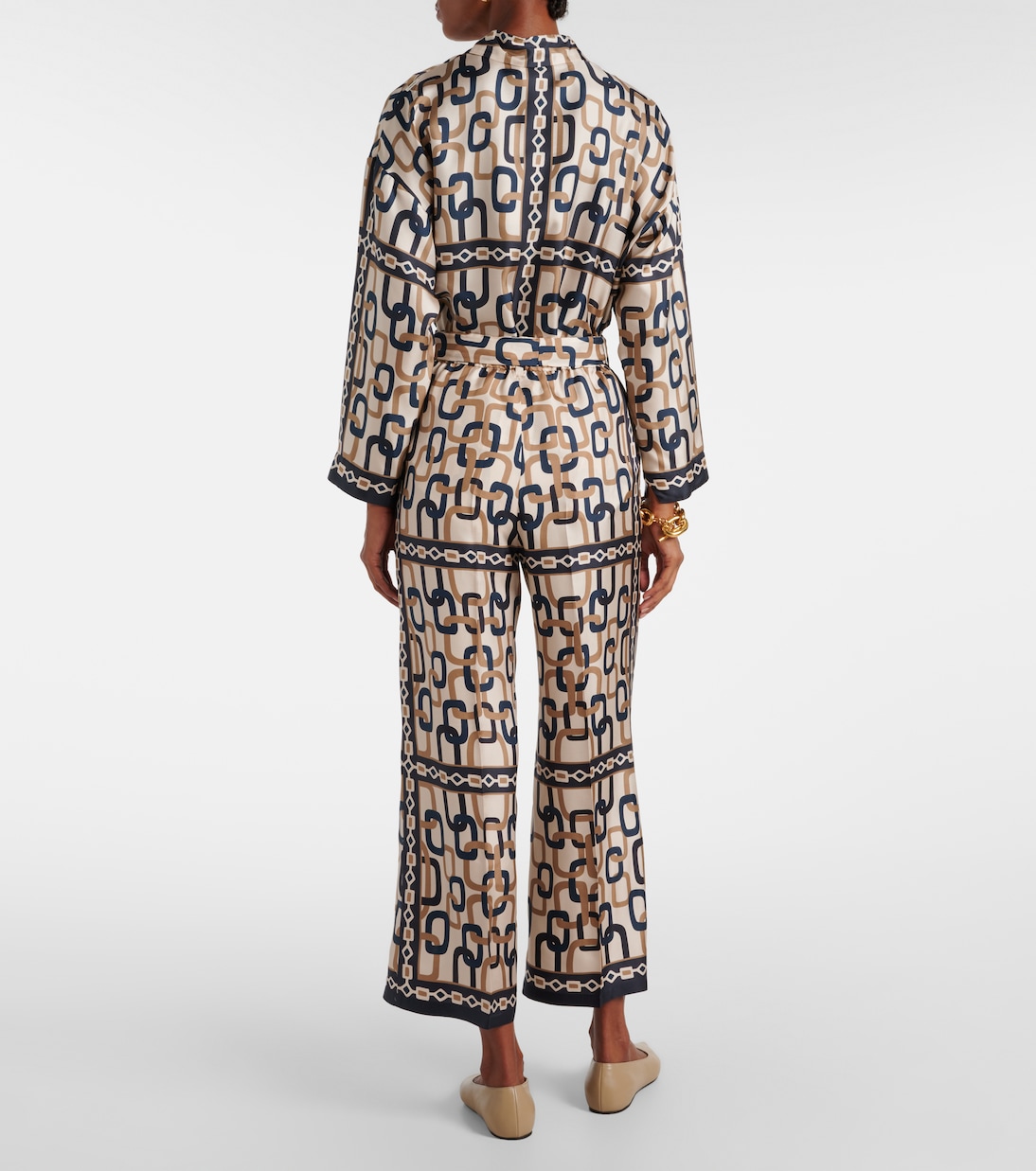 Weite Hose Brina aus Seiden-Twill | 'S Max Mara