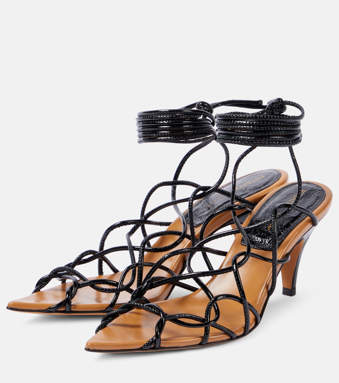 Arden 75 leather sandals | Khaite