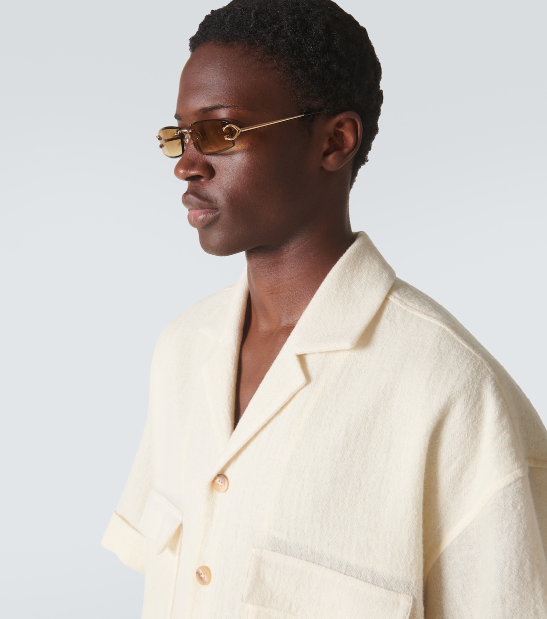 Eckige Sonnenbrille Signature C de Cartier | Cartier Eyewear Collection