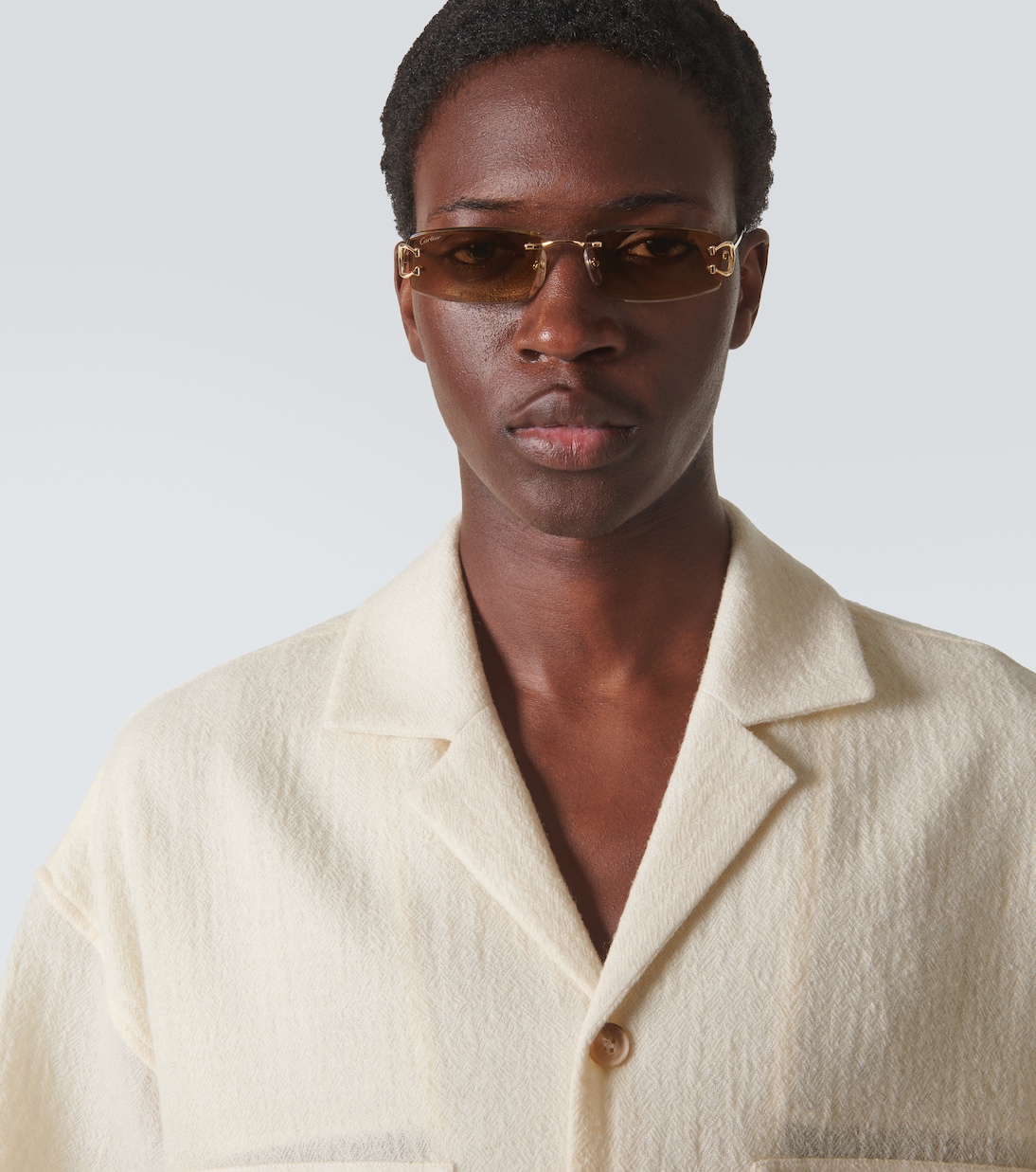 Eckige Sonnenbrille Signature C de Cartier | Cartier Eyewear Collection