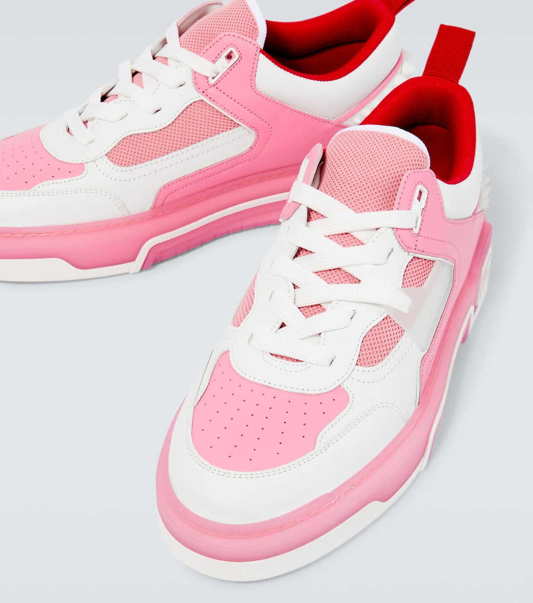 Astroloubi leather-trimmed sneakers | Christian Louboutin