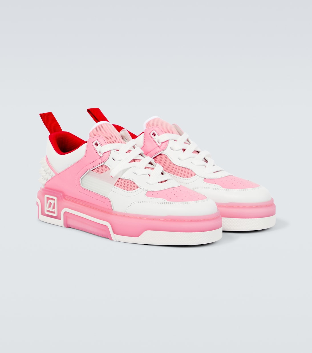 Astroloubi leather-trimmed sneakers | Christian Louboutin