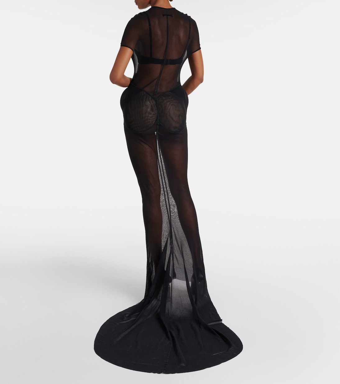 X Shayne Oliver Robe aus Tüll | Jean Paul Gaultier