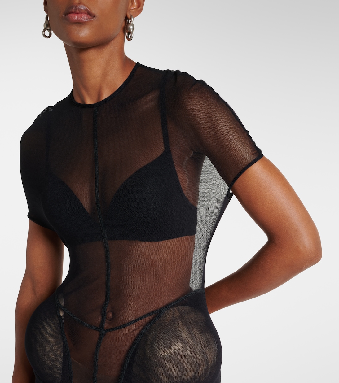 X Shayne Oliver Robe aus Tüll | Jean Paul Gaultier