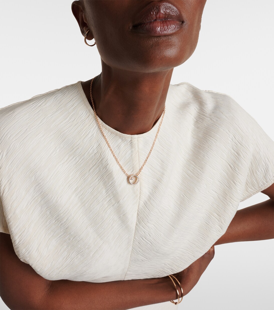 Halskette Pomellato Together aus 18kt Roségold mit Diamanten | Pomellato