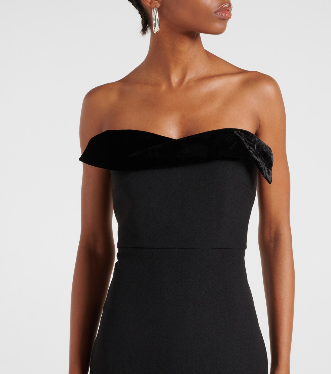 Robe bustier en crêpe | Roland Mouret
