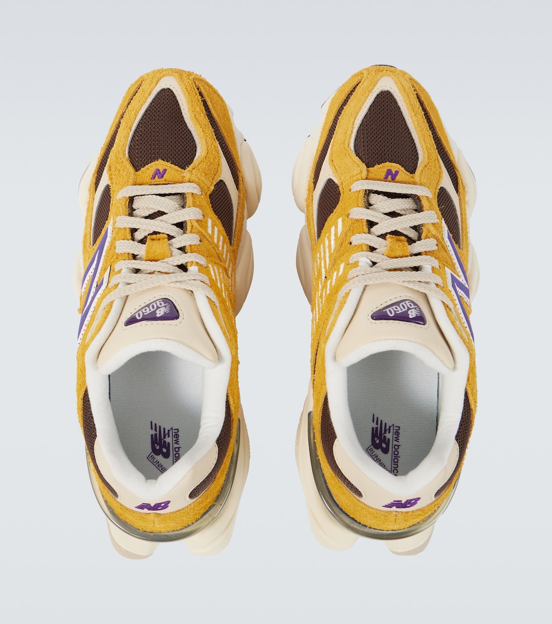 9060 embroidered leather sneakers | New Balance