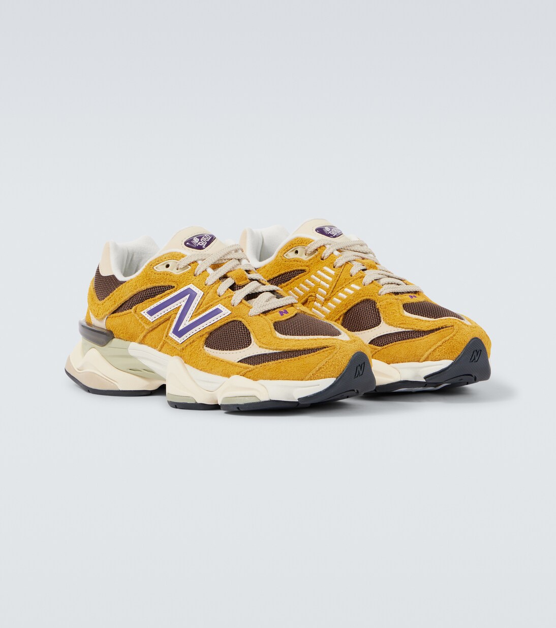 9060 embroidered leather sneakers | New Balance