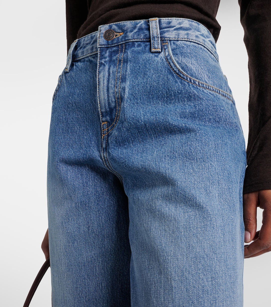 Eglitta low-rise wide-leg jeans | The Row