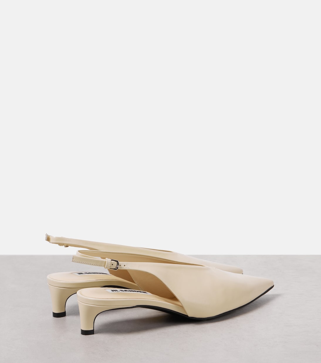 Leather slingback pumps | Jil Sander