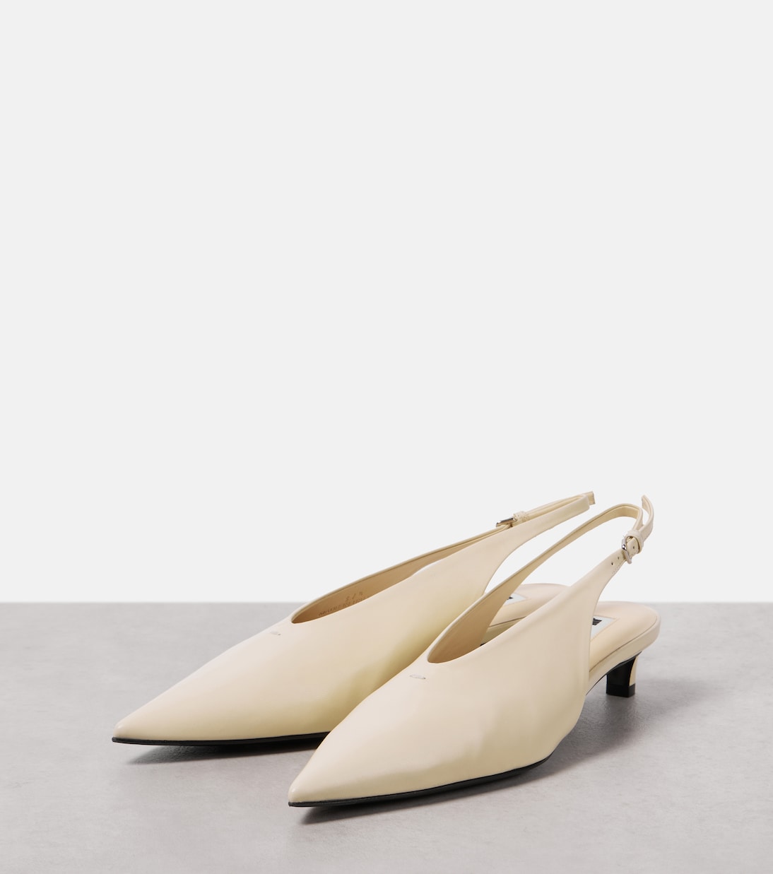 Leather slingback pumps | Jil Sander