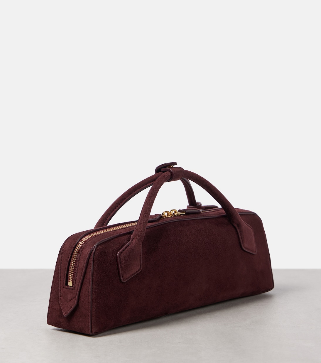 Le Teckel suede clutch  | Alaïa