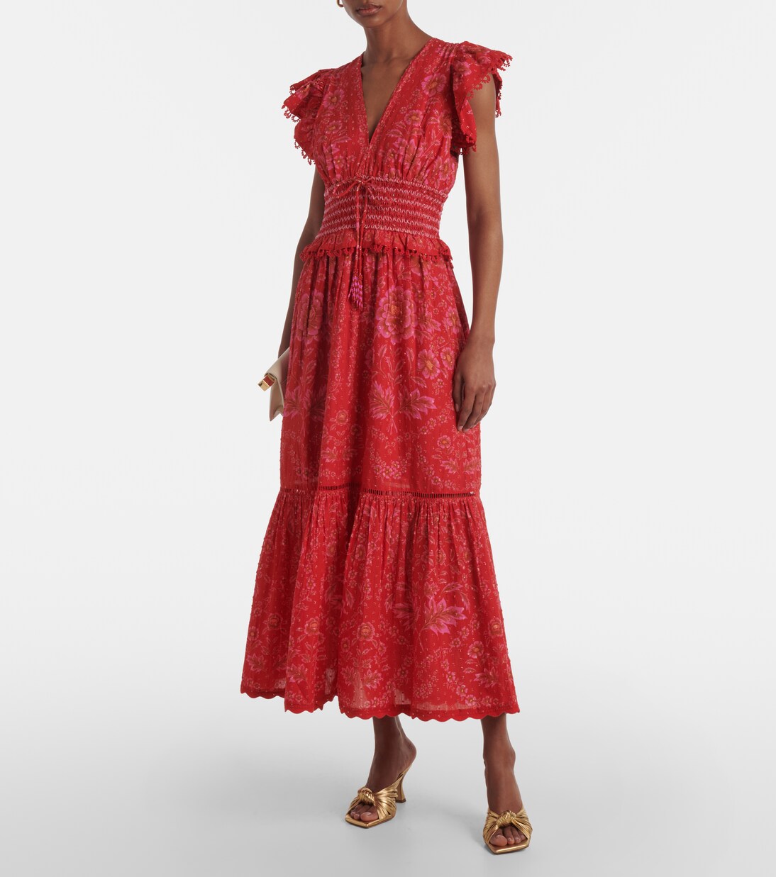 Robe longue en coton à fleurs | Farm Rio