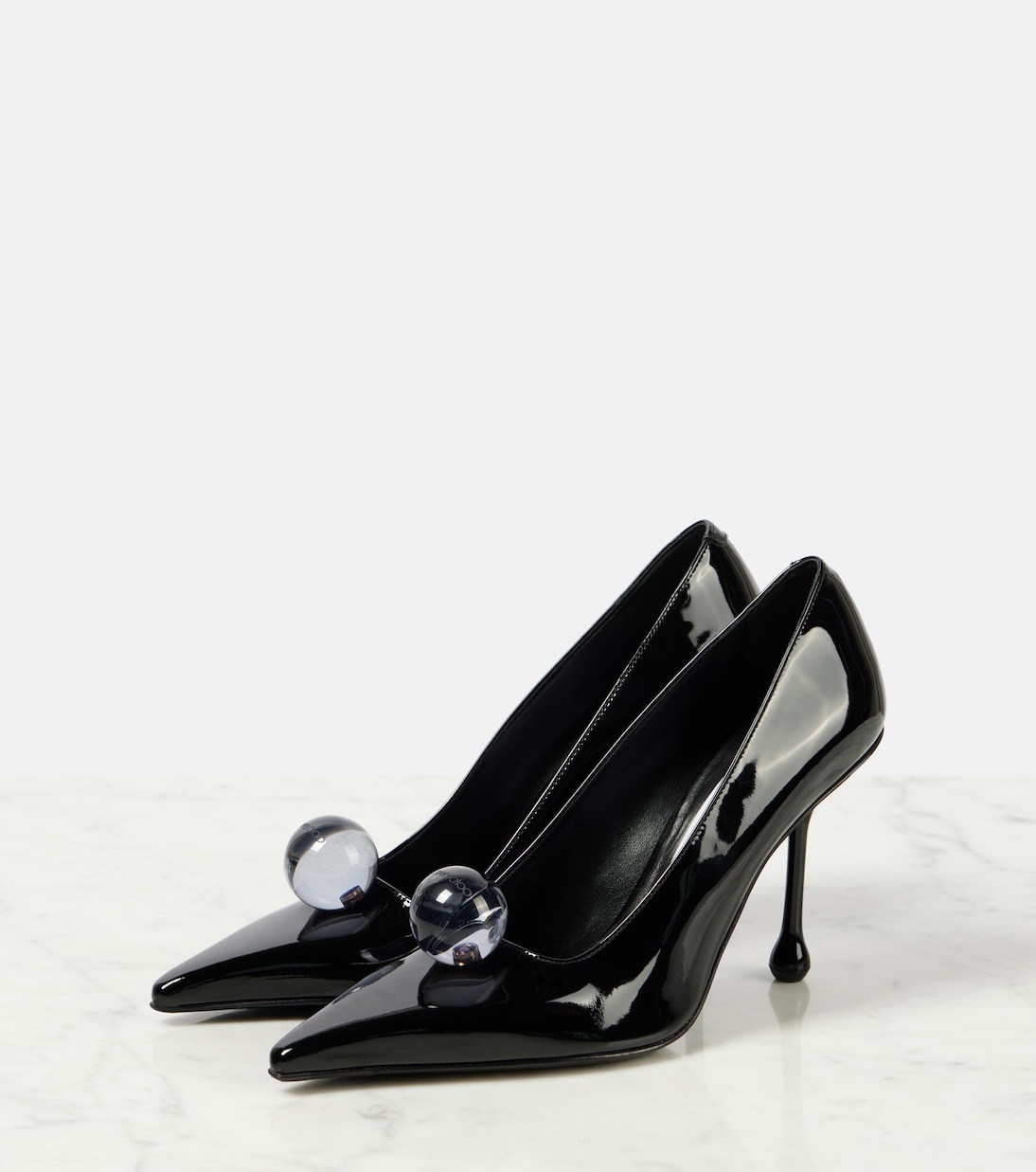 Verzierte Pumps Orb 95 aus Lackleder | Jimmy Choo