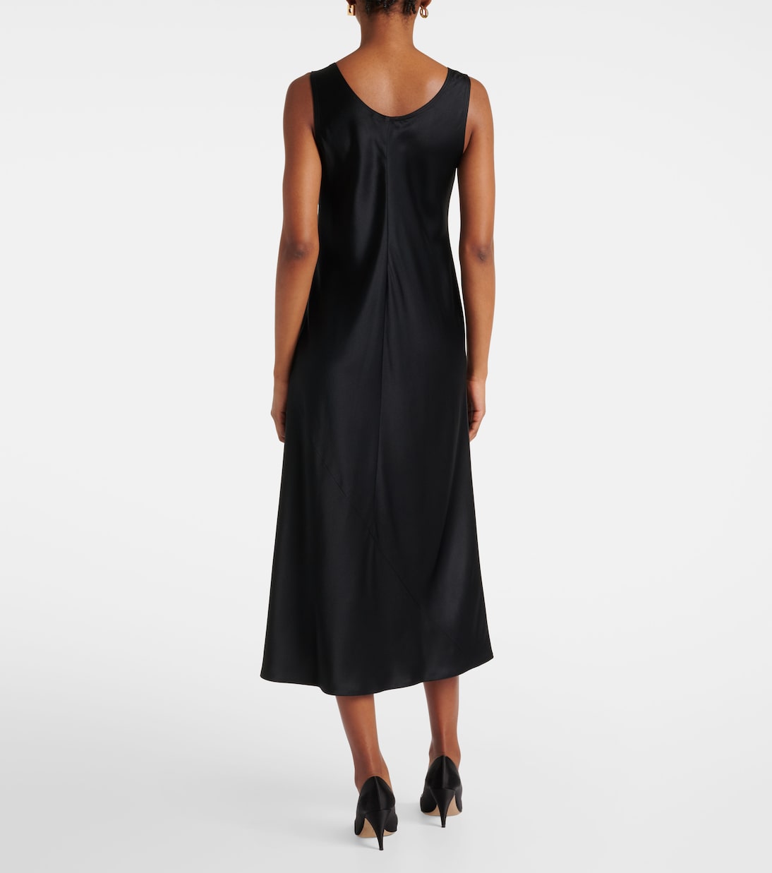 Midikleid Banjo aus Seidensatin | Max Mara