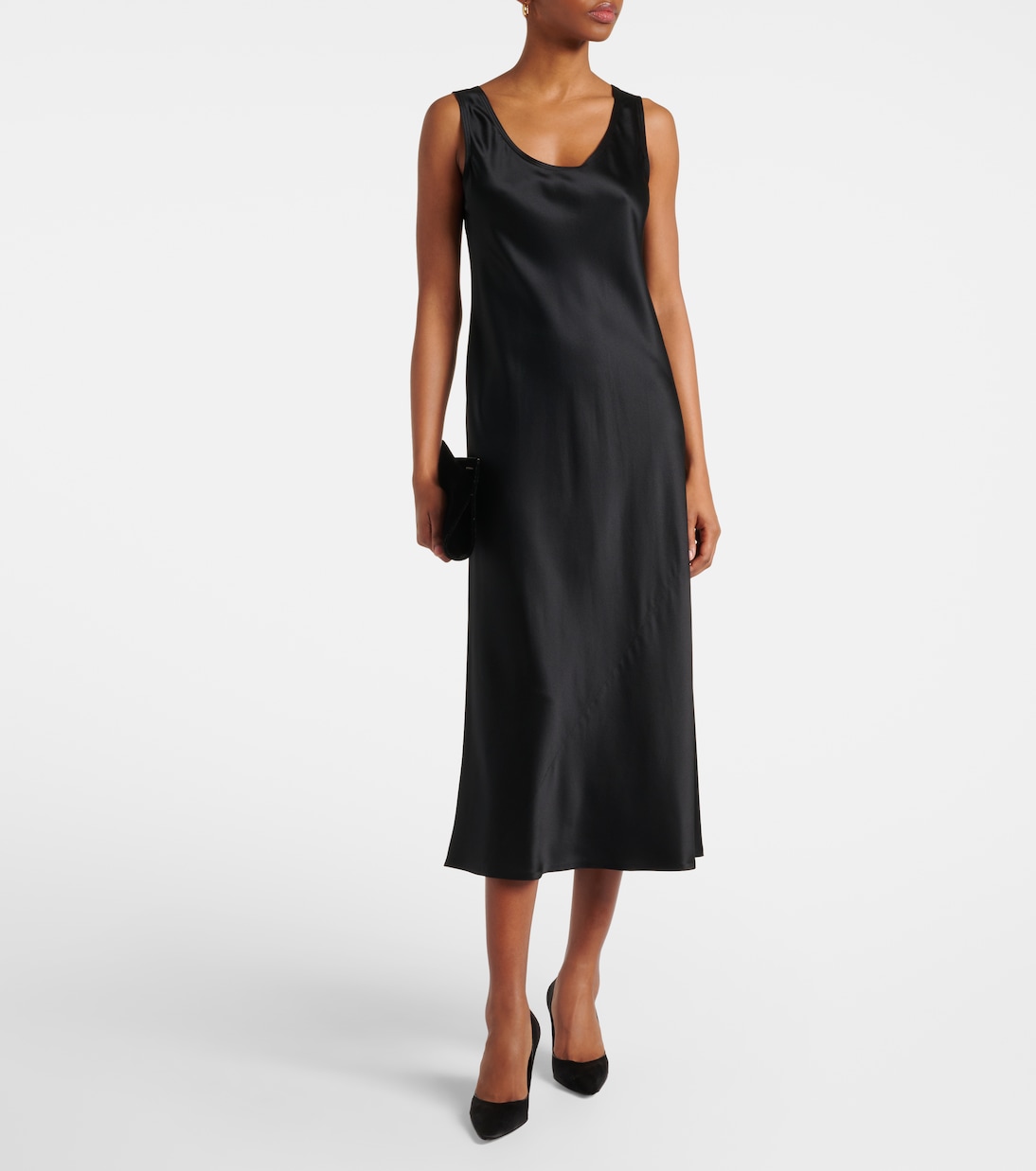 Midikleid Banjo aus Seidensatin | Max Mara