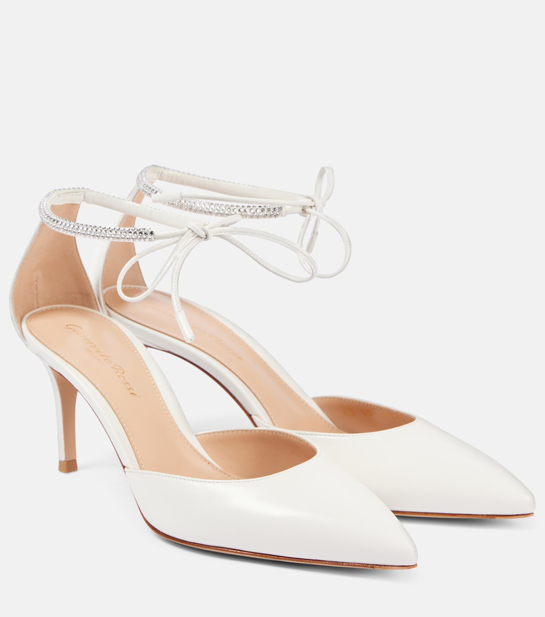 Bridal Pumps Montecarlo D'Orsay 70 aus Leder | Gianvito Rossi