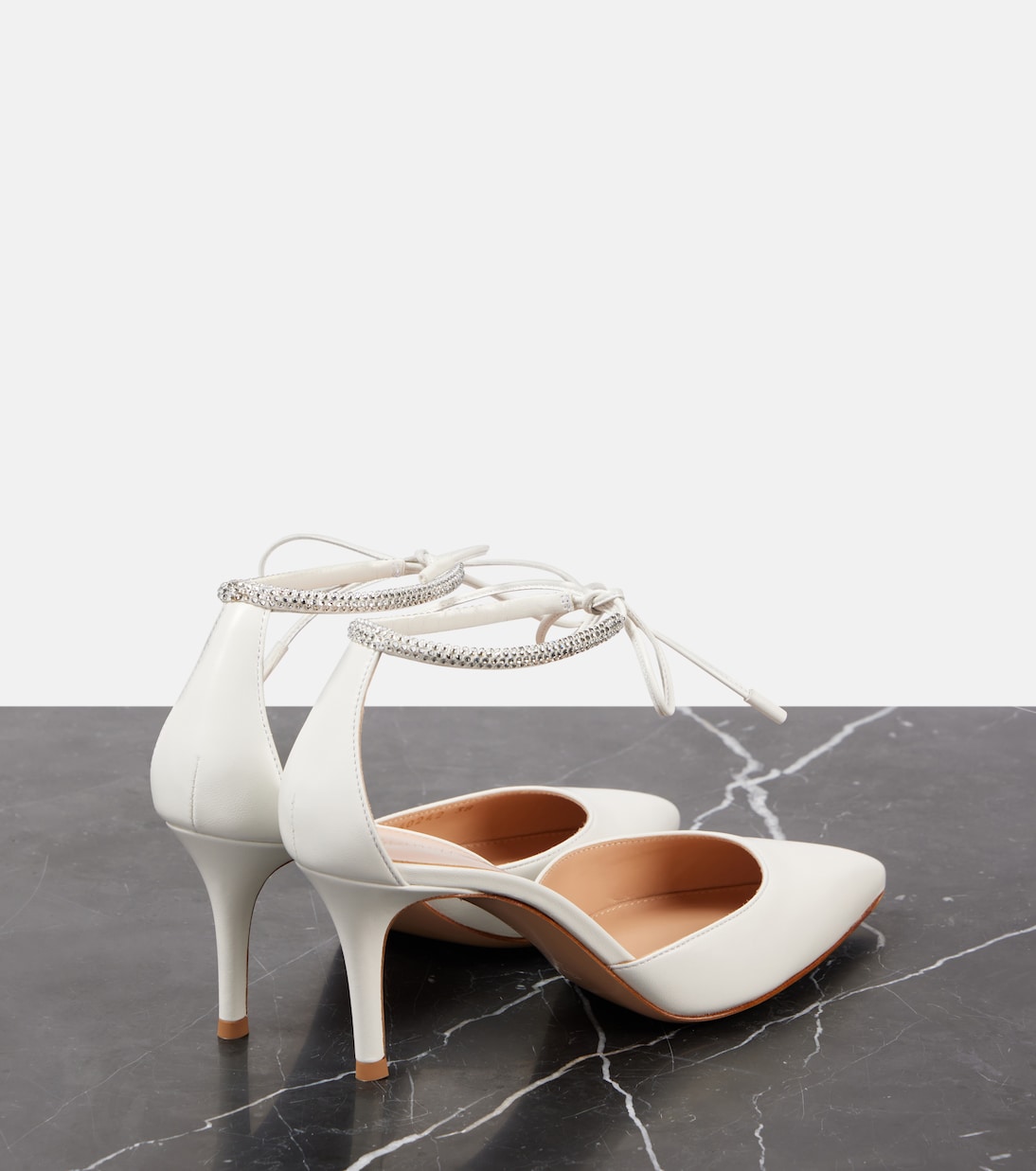 Bridal Pumps Montecarlo D'Orsay 70 aus Leder | Gianvito Rossi