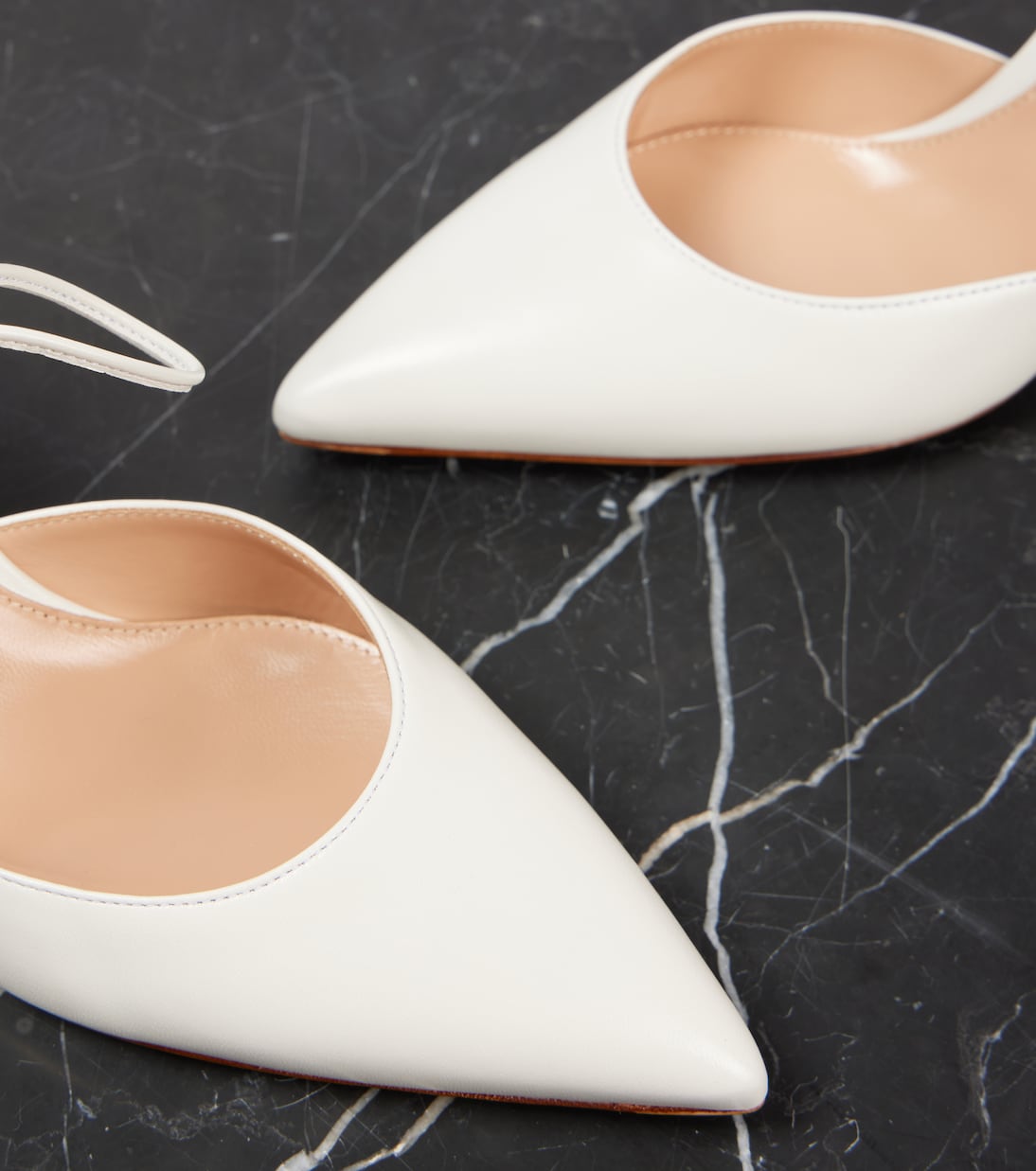 Bridal Pumps Montecarlo D'Orsay 70 aus Leder | Gianvito Rossi