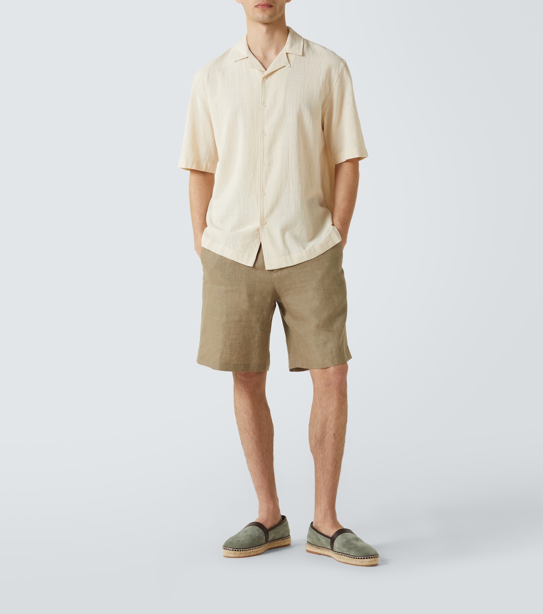 Chemise en coton à carreaux | Sunspel