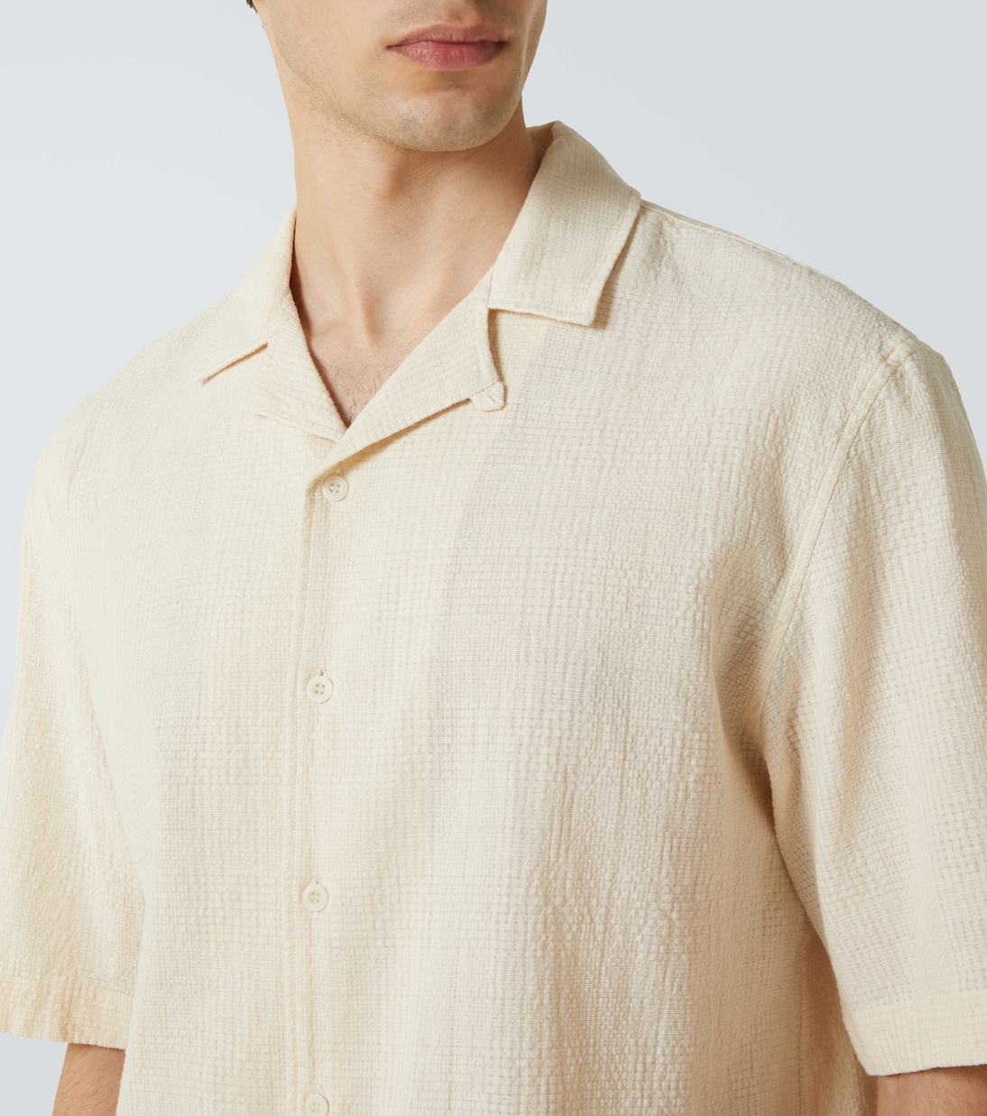 Chemise en coton à carreaux | Sunspel