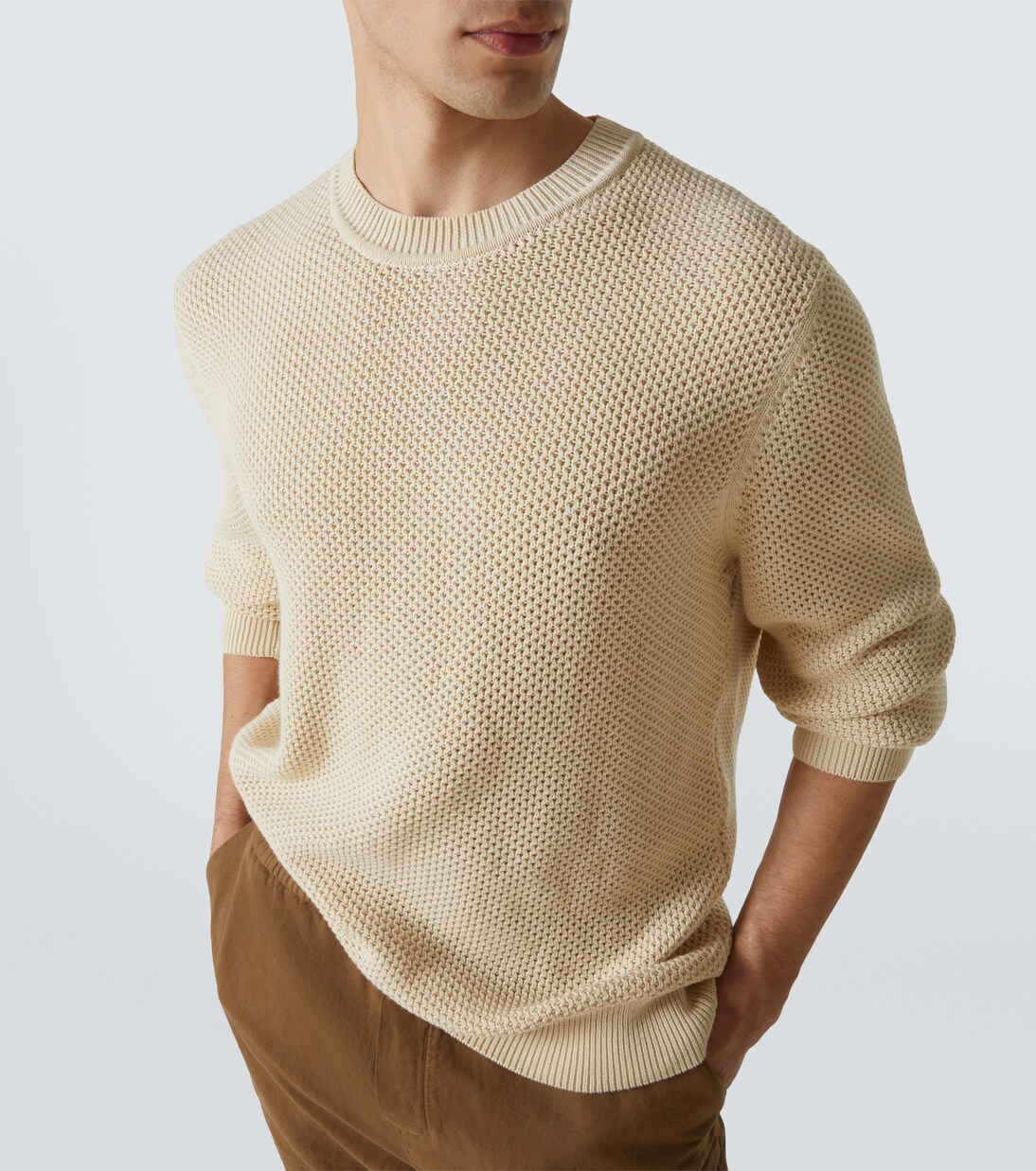 Cotton sweater | Sunspel