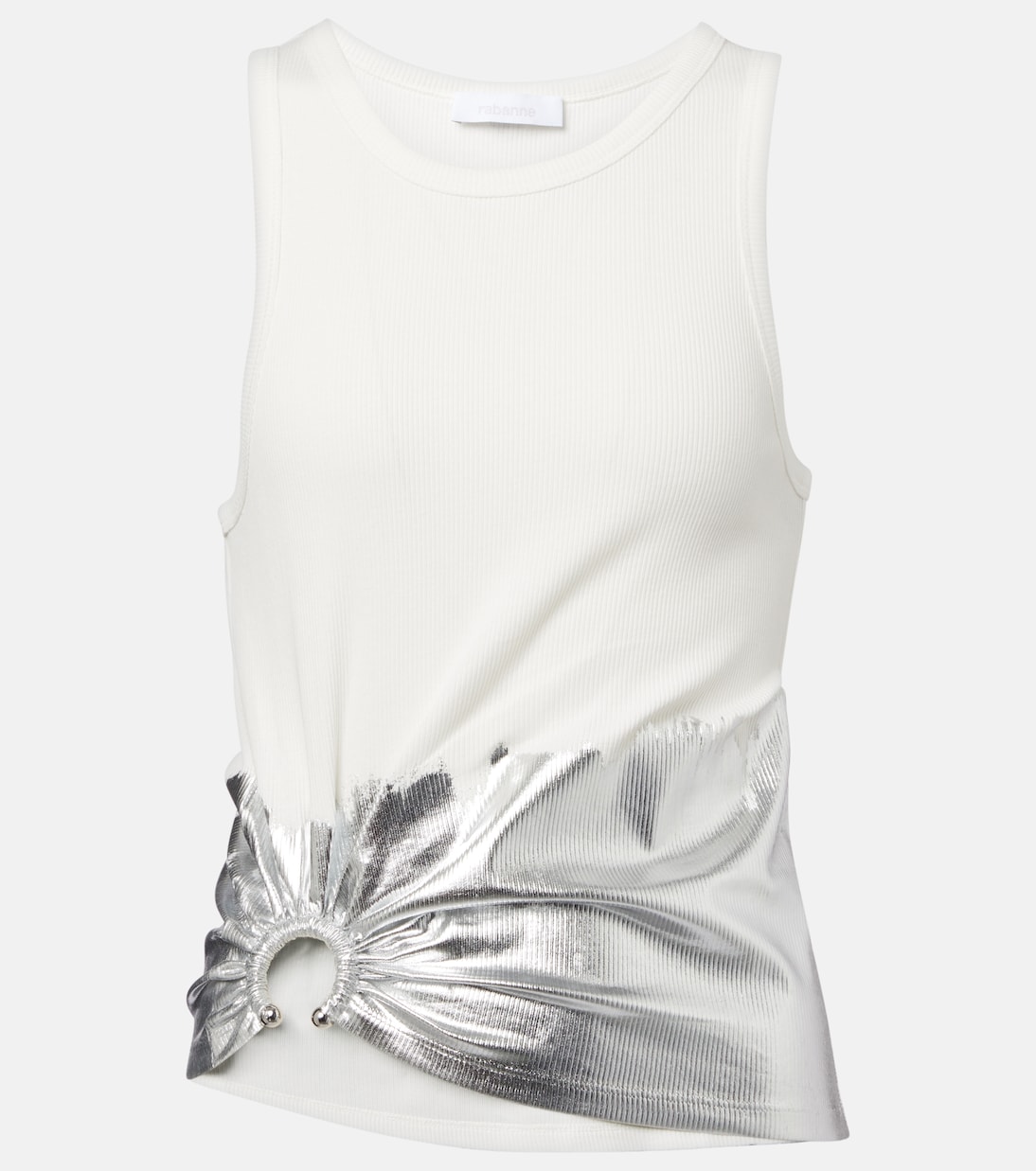 Top aus einem Baumwollgemisch | Rabanne