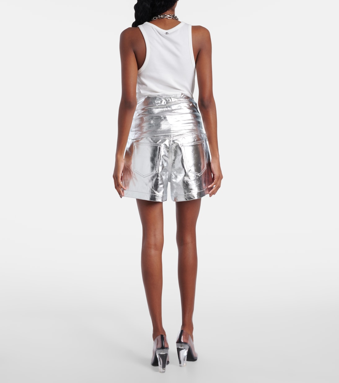 Top aus einem Baumwollgemisch | Rabanne