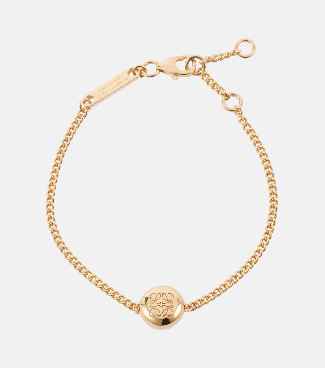 Pebble sterling silver bracelet | Loewe